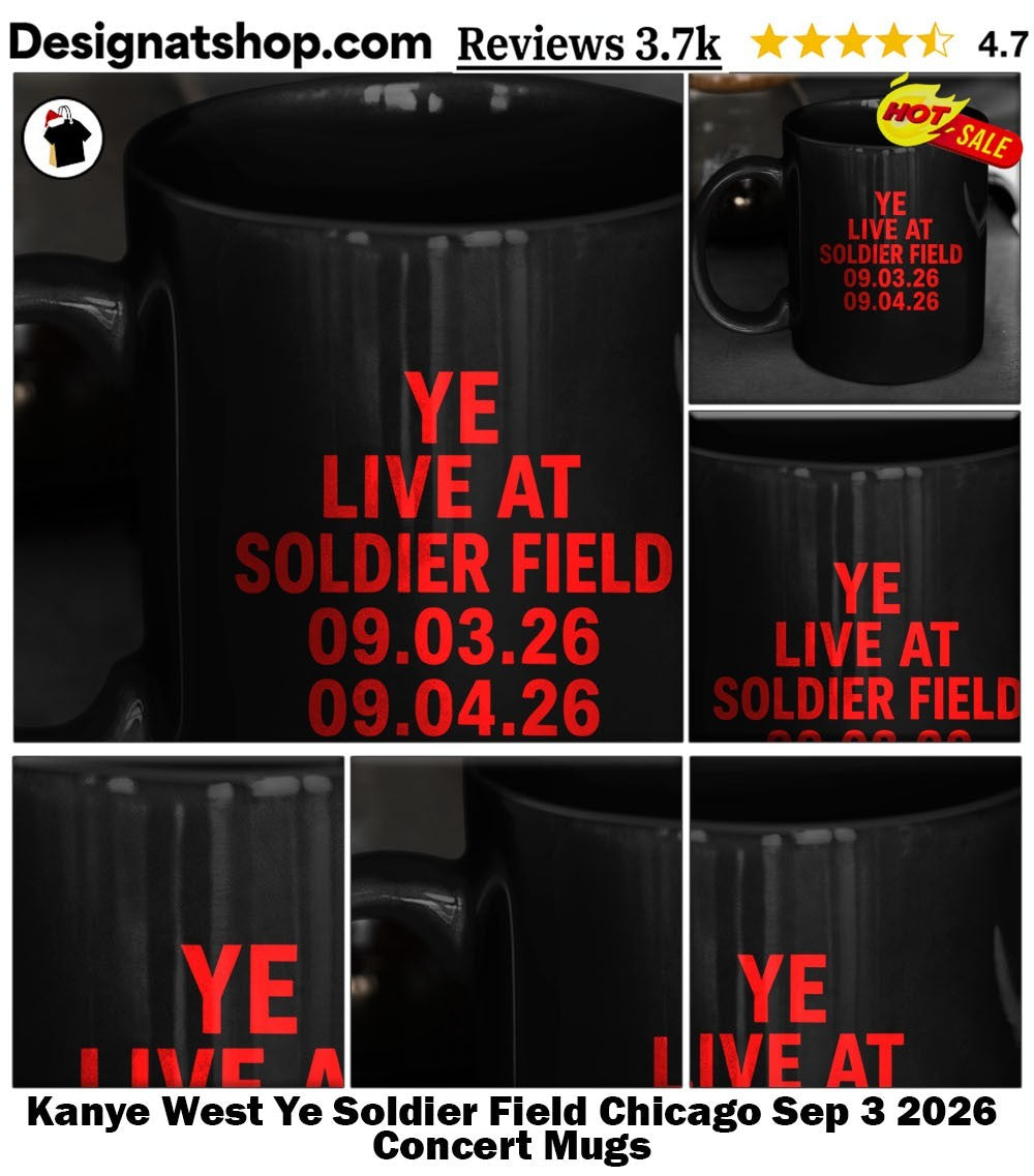 Kanye West Ye Soldier Field Chicago Sep 3 2026 Concert shirt