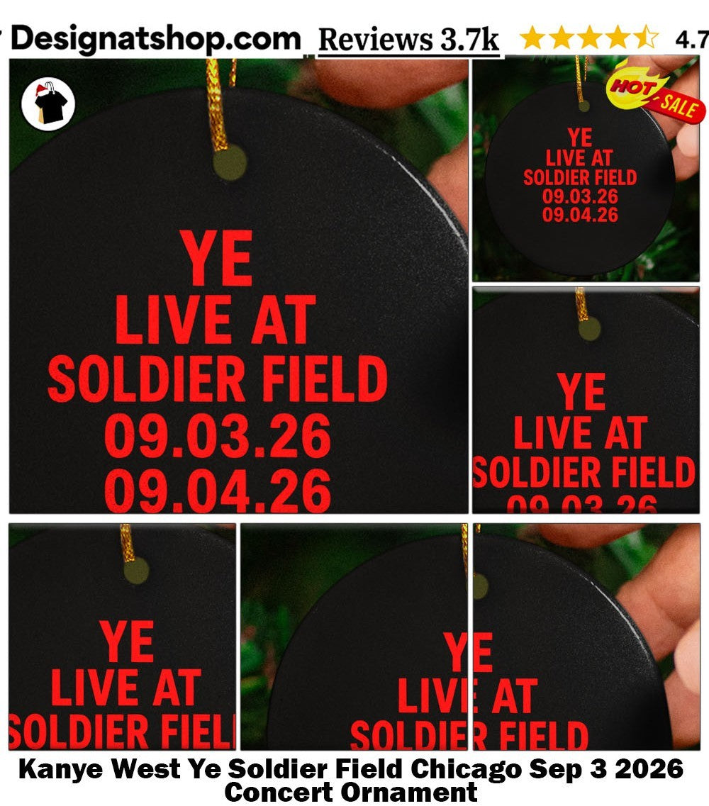 Kanye West Ye Soldier Field Chicago Sep 3 2026 Concert shirt