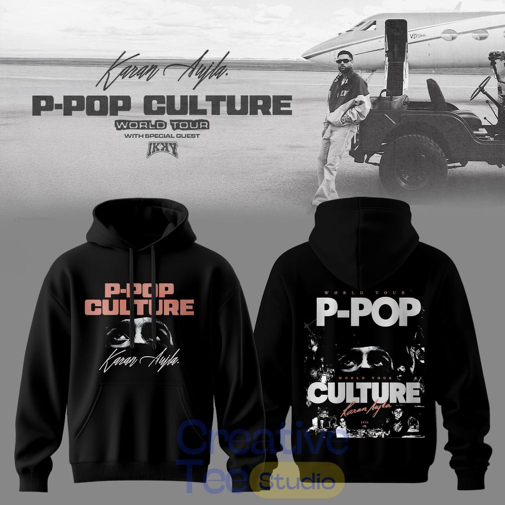 Karan Aujla P-Pop Culture World Tour Shadow Limited Hoodie