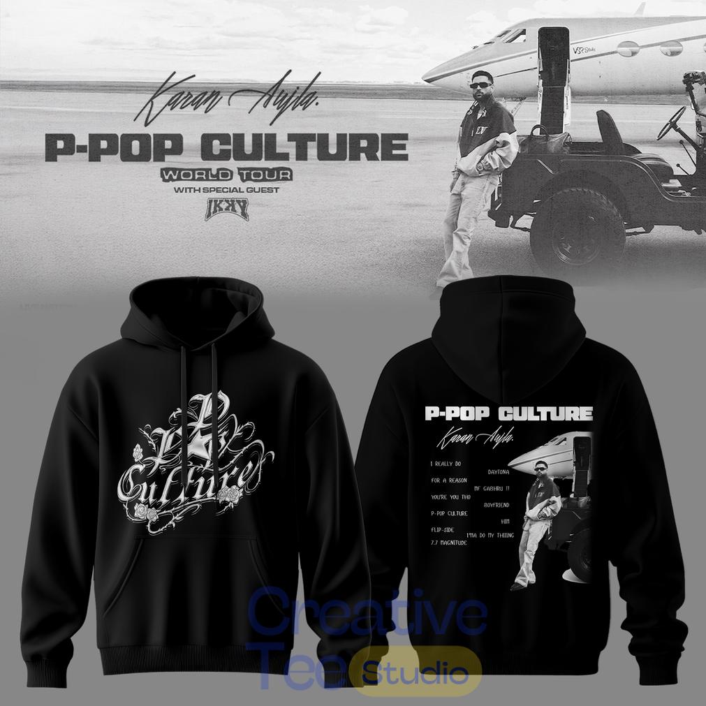 Karan Aujla P-Pop Culture World Tour Shadow Limited Hoodie