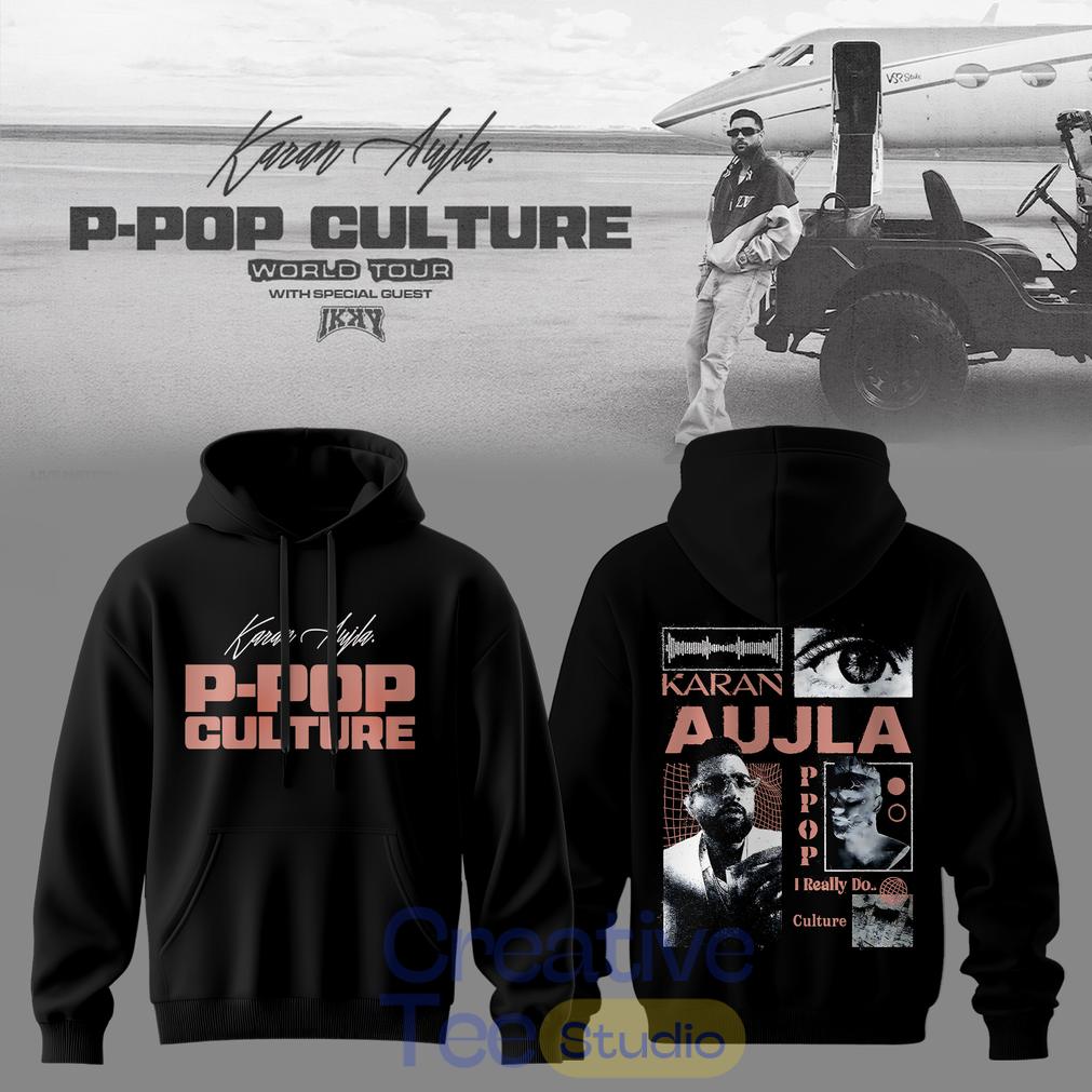 Karan Aujla P-Pop Culture World Tour Shadow Limited Hoodie