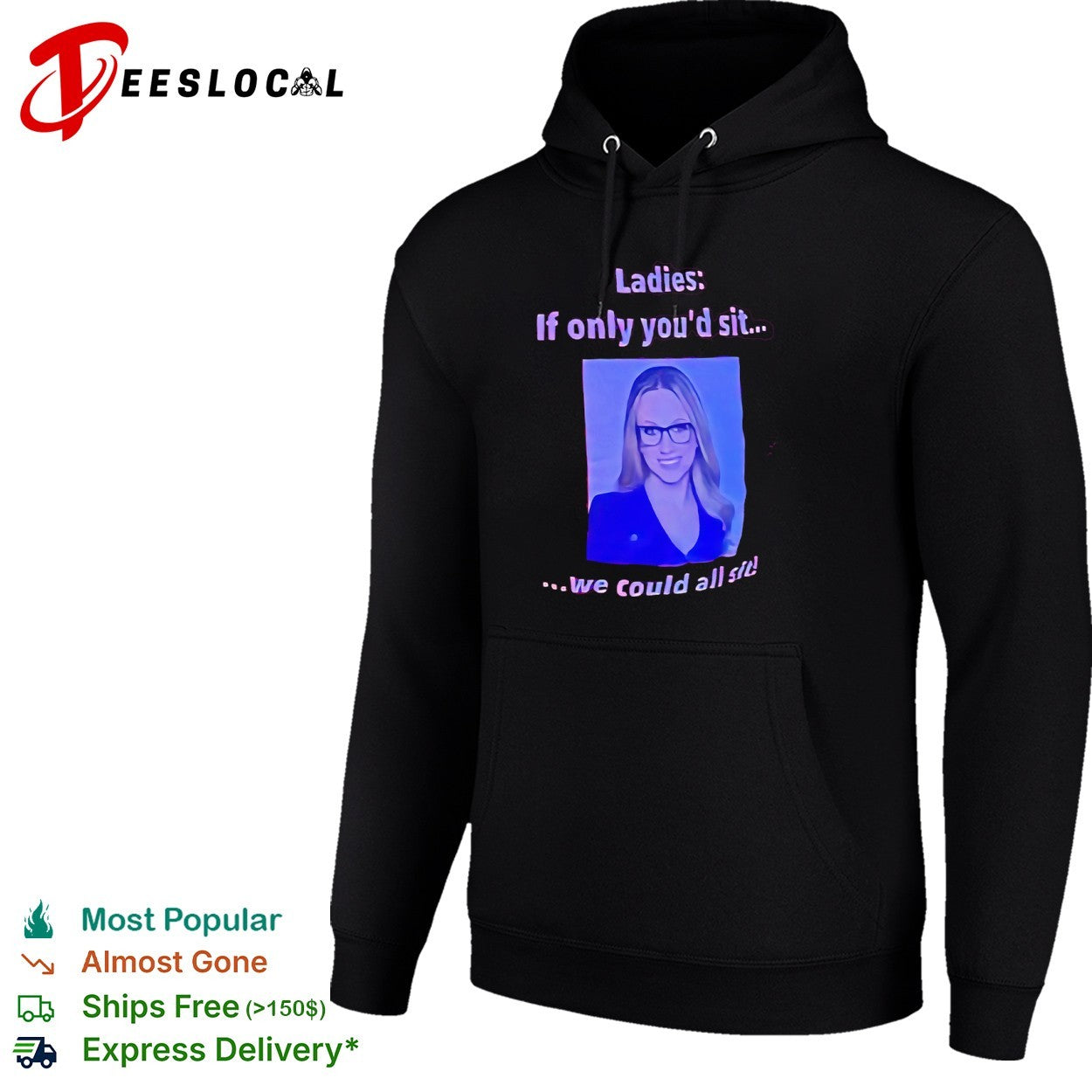 Kat Timpf Ladies if only youd sit we could all sit shirt