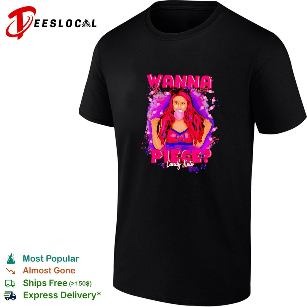 Kate wanna piece wrestling bubblegum shirt