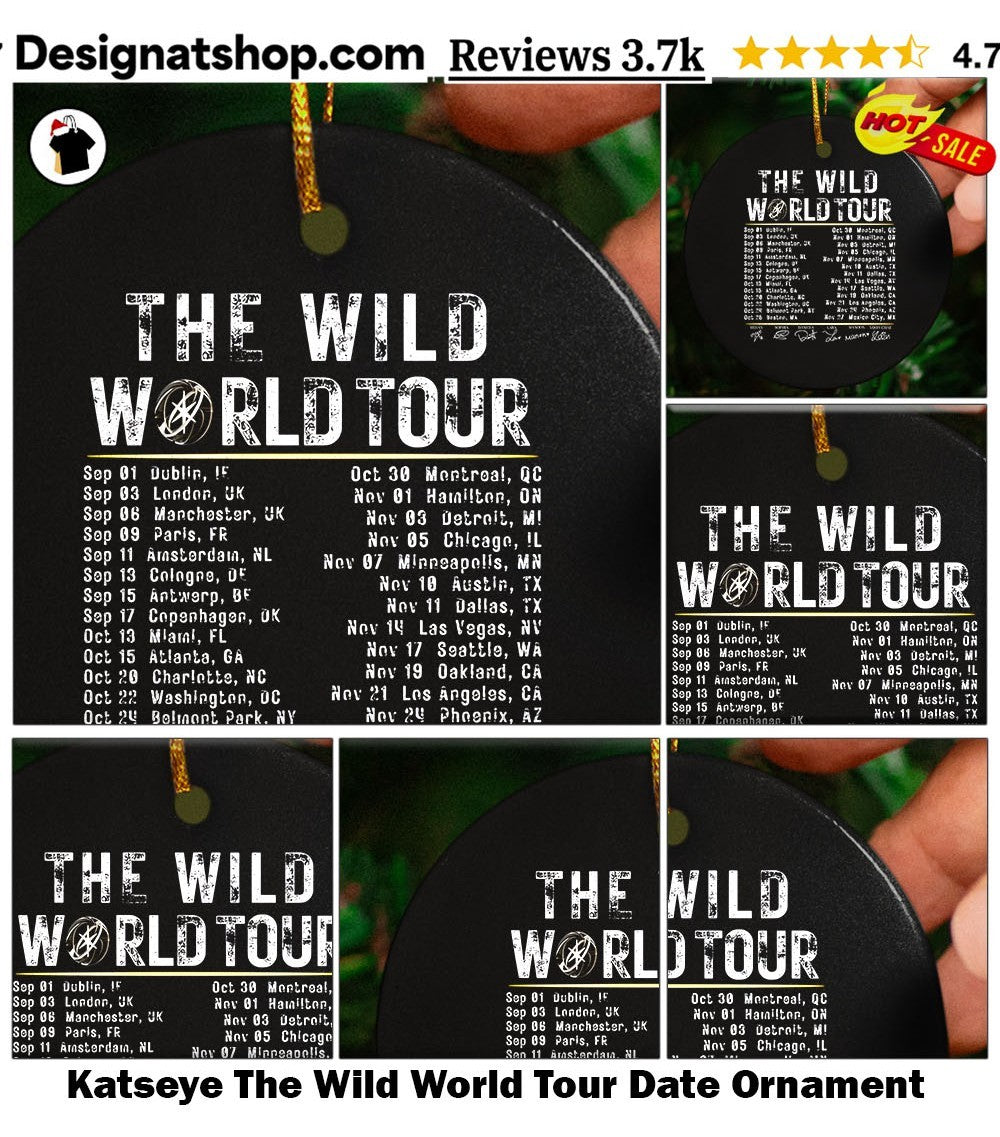 Katseye The Wild World Tour Date shirt