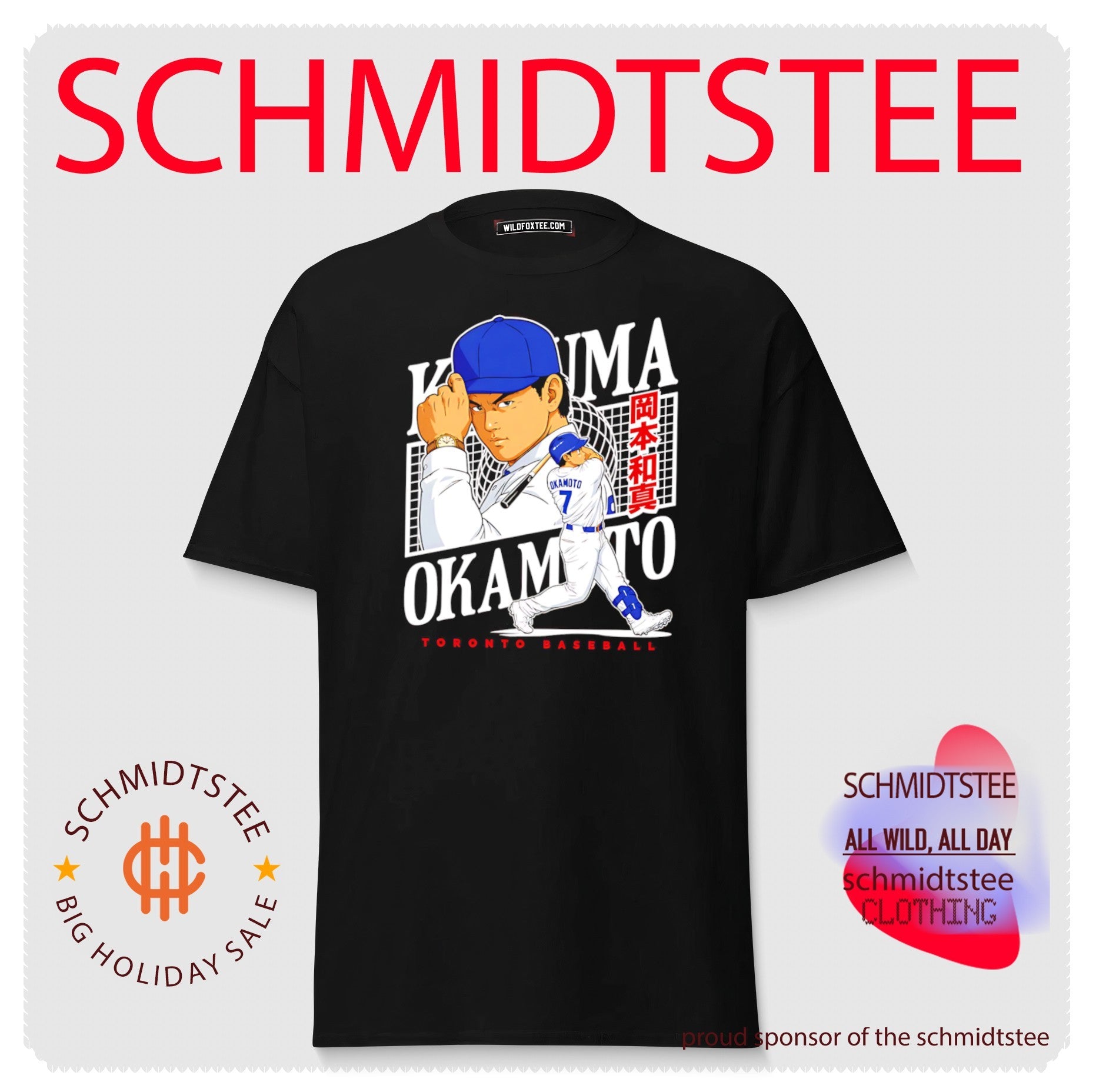 Kazuma Okamoto Yomiuri Giants Anime Style shirt