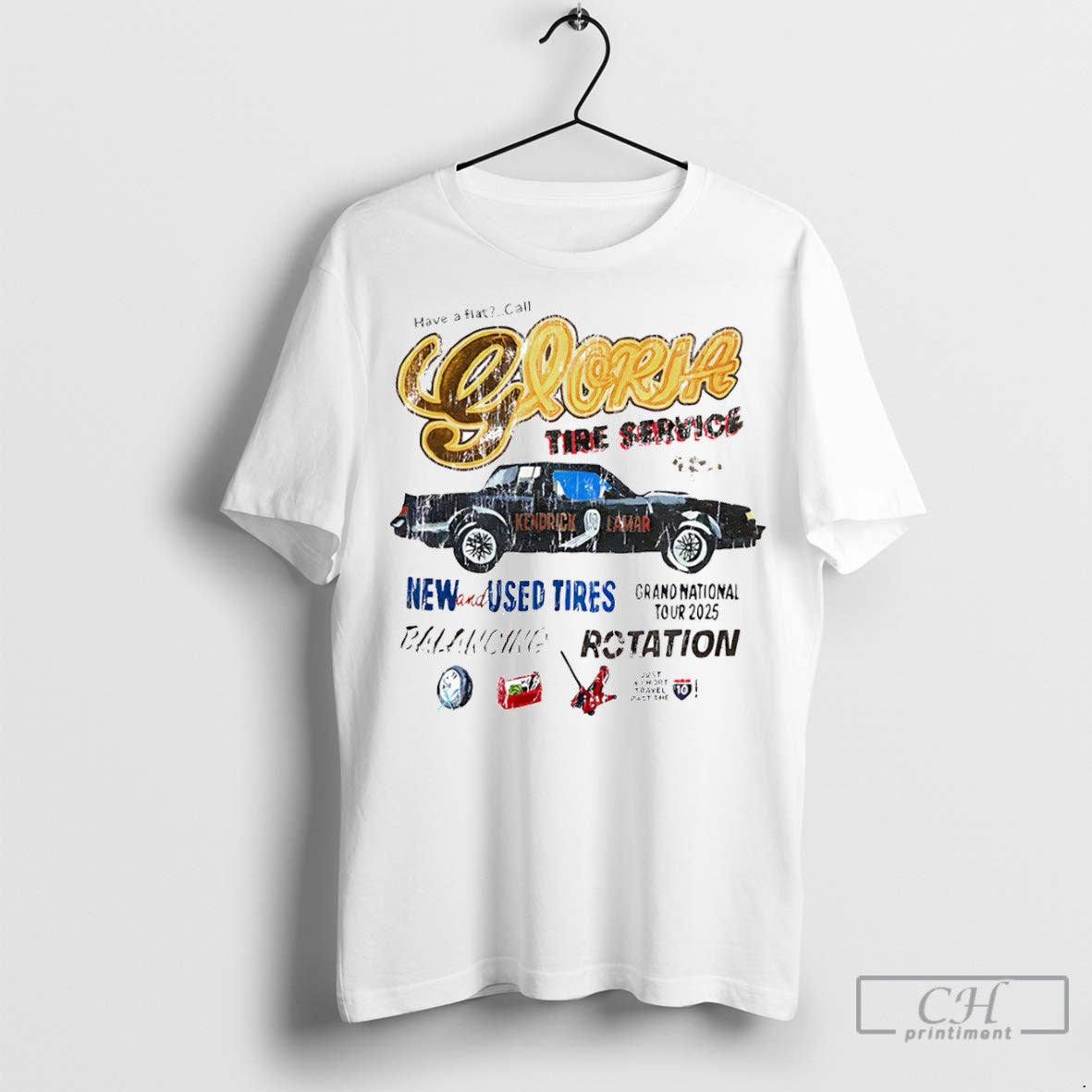 Kendrick Lamar Gloria Tire Service T Shirts Jpg