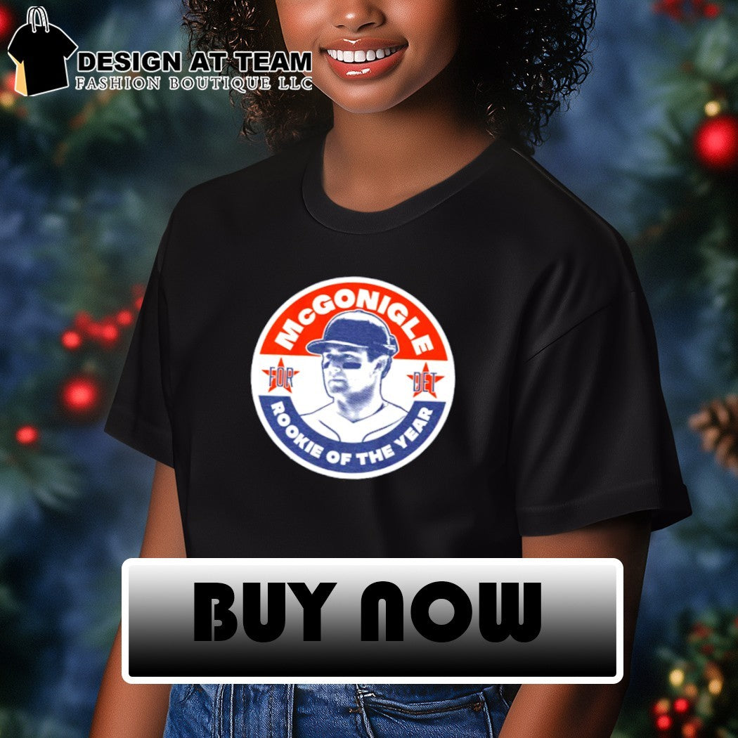 Kevin McGonigle For Rookie Of The Year For Detroit shirt