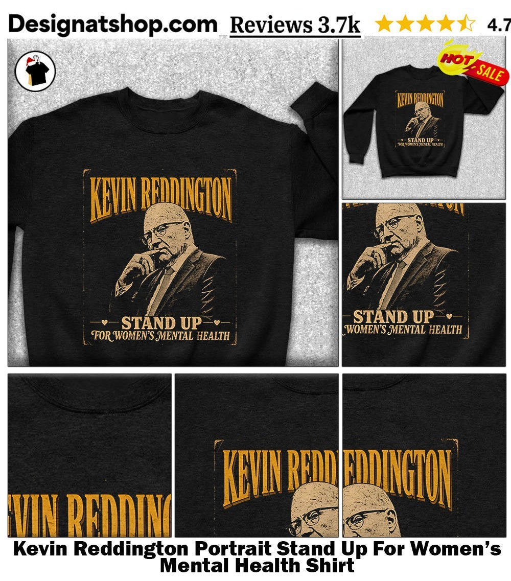 Kevin Reddington Portrait Stand Up For Women’s Mental Health Shirt