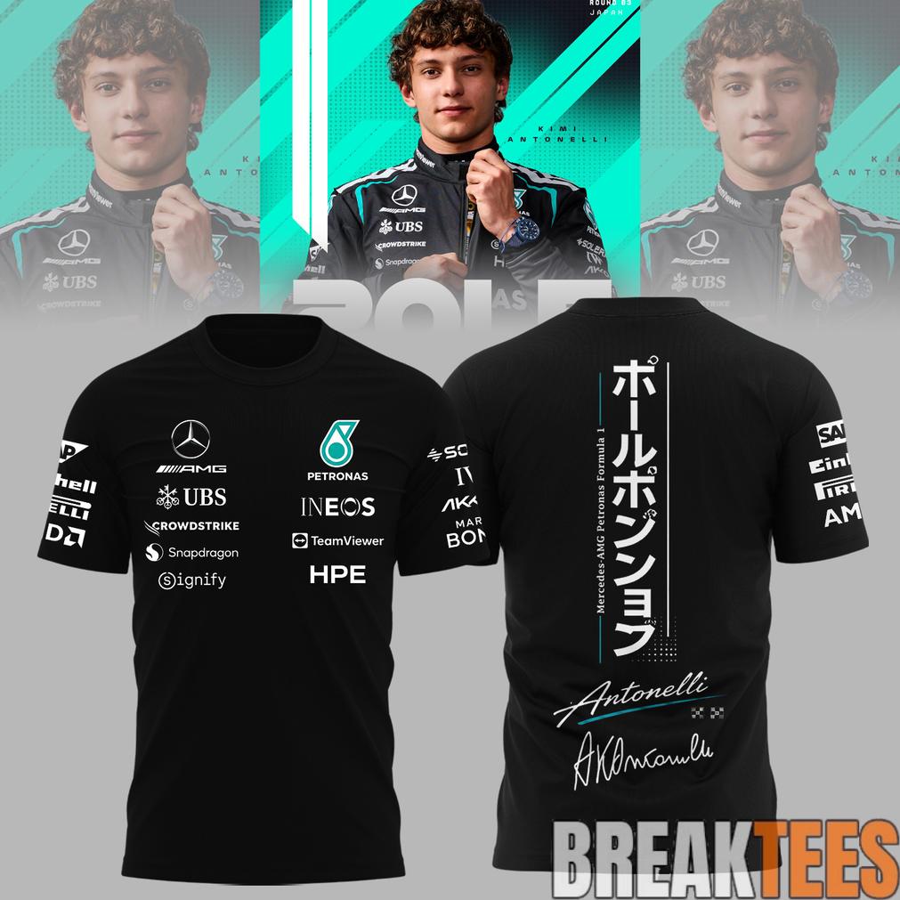 Kimi Antonelli Mercedes “Back-to-Back” Pole 2026 Shirt