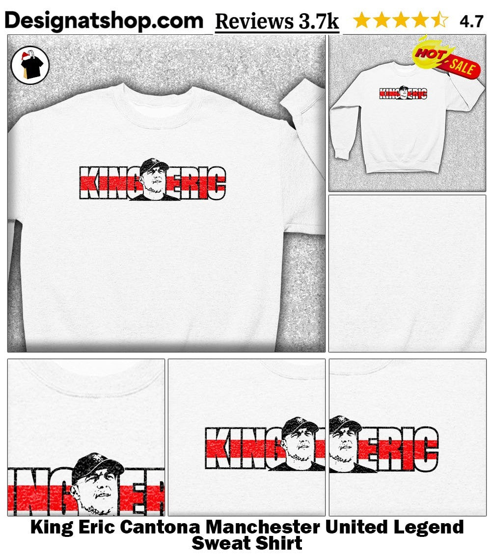 King Eric Cantona Manchester United Legend shirt