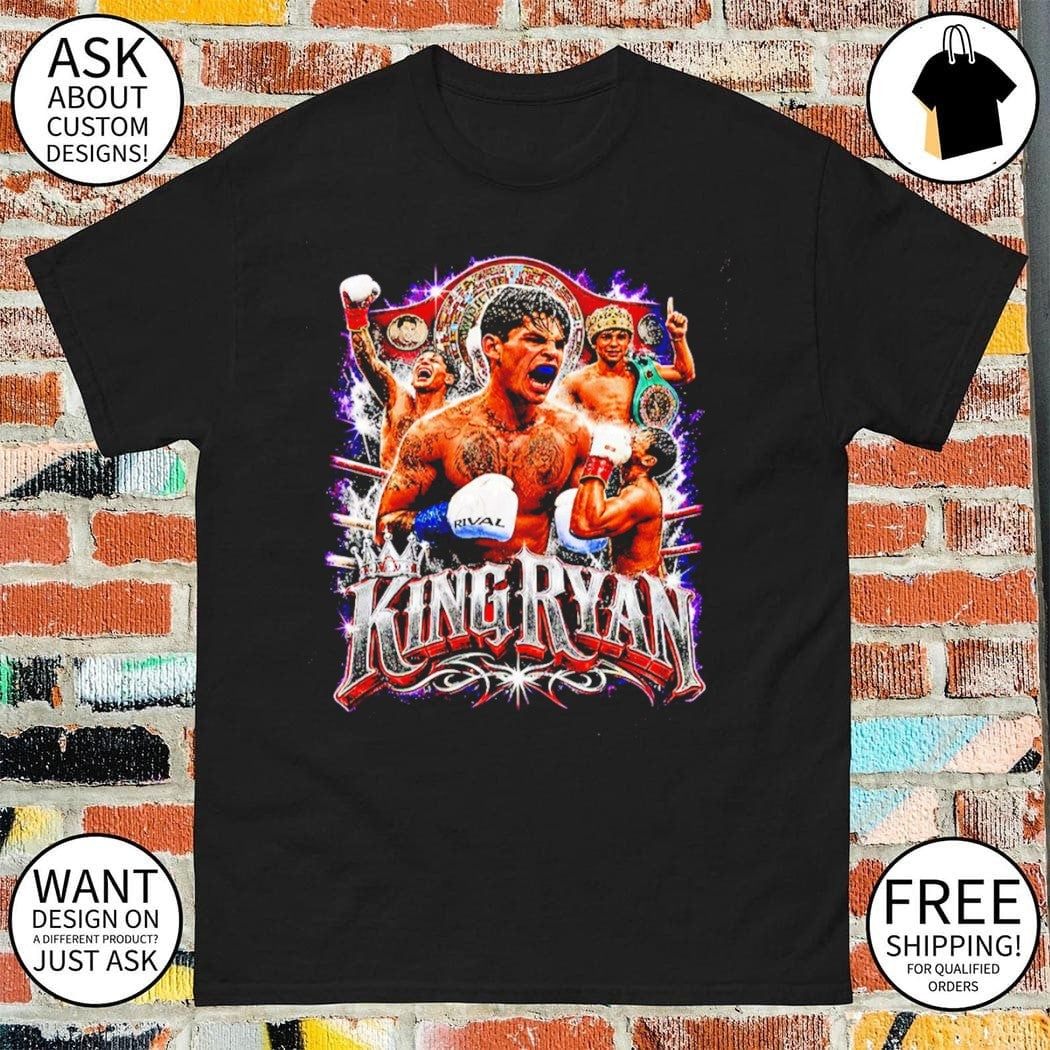 King Ryan Boxing Graphic Inspired Fight Night shirt