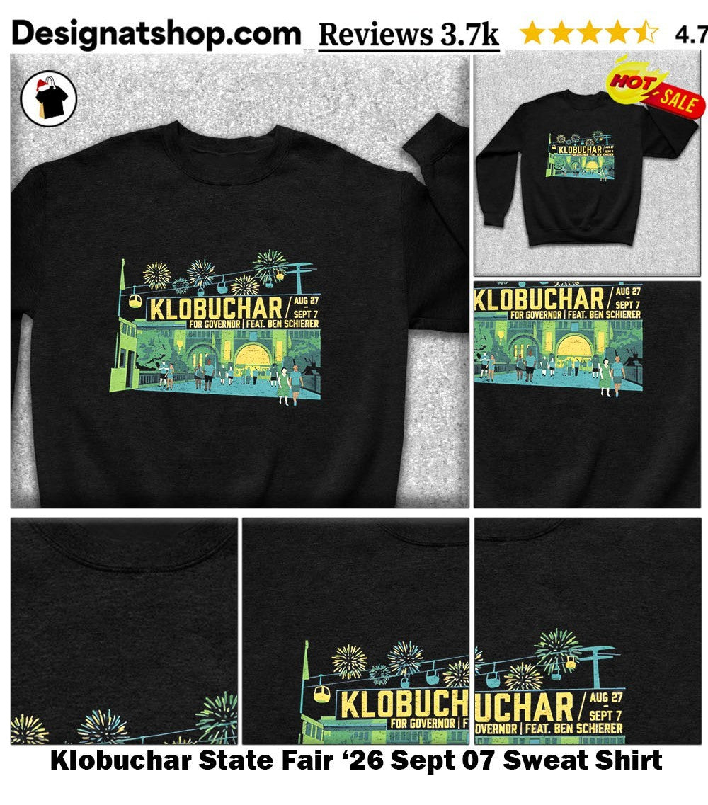 Klobuchar State Fair ’26 Sept 07 shirt
