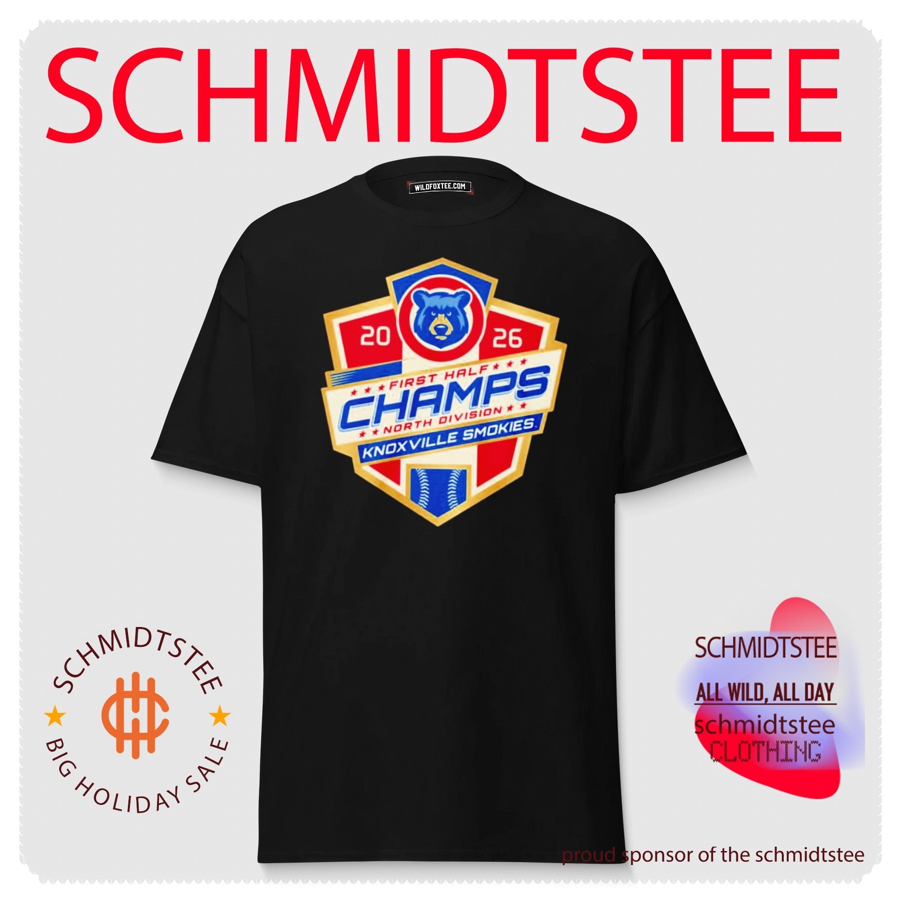 Knoxville Smokies 2026 First Half North Division Champions Shirt
