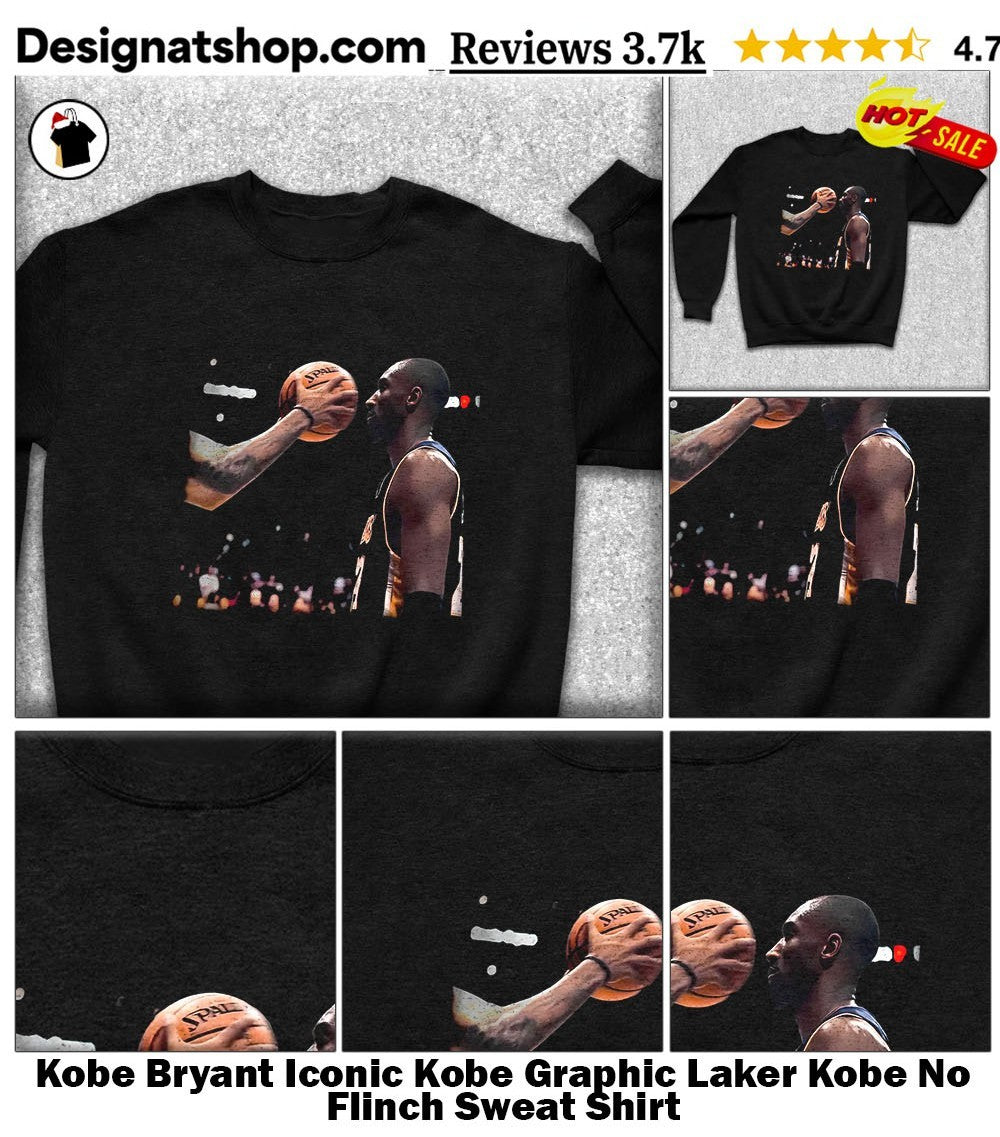 Kobe Bryant Iconic Kobe Graphic Laker Kobe No Flinch shirt