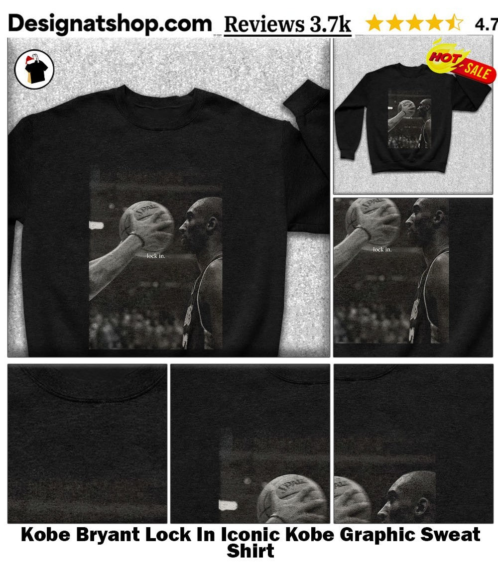 Kobe Bryant Lock In Iconic Kobe Graphic shirt