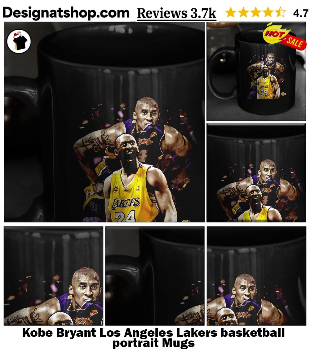 Kobe Bryant Los Angeles Lakers basketball portrait shirt