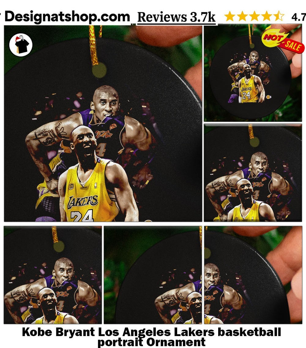 Kobe Bryant Los Angeles Lakers basketball portrait shirt