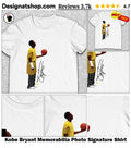 Kobe Bryant Memorabilia Photo Signature Shirt
