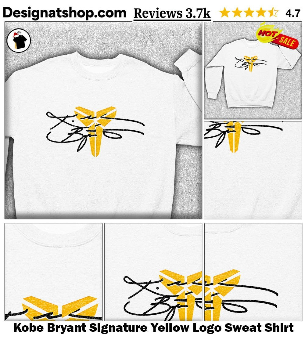 Kobe Bryant Signature Yellow Logo shirt