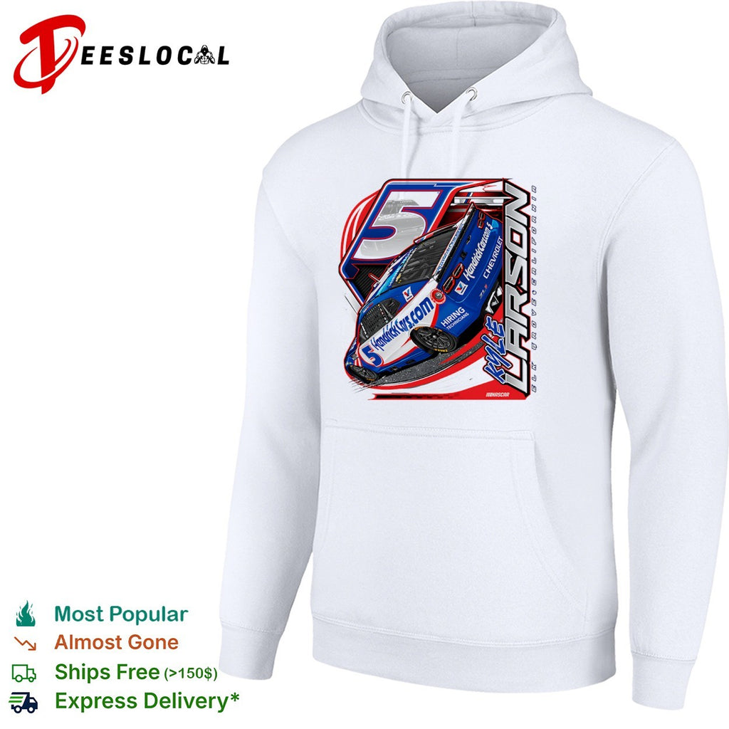 Kyle Larson Elk Grove California race car 5 HendrickCars com Chevrolet NASCAR shirt