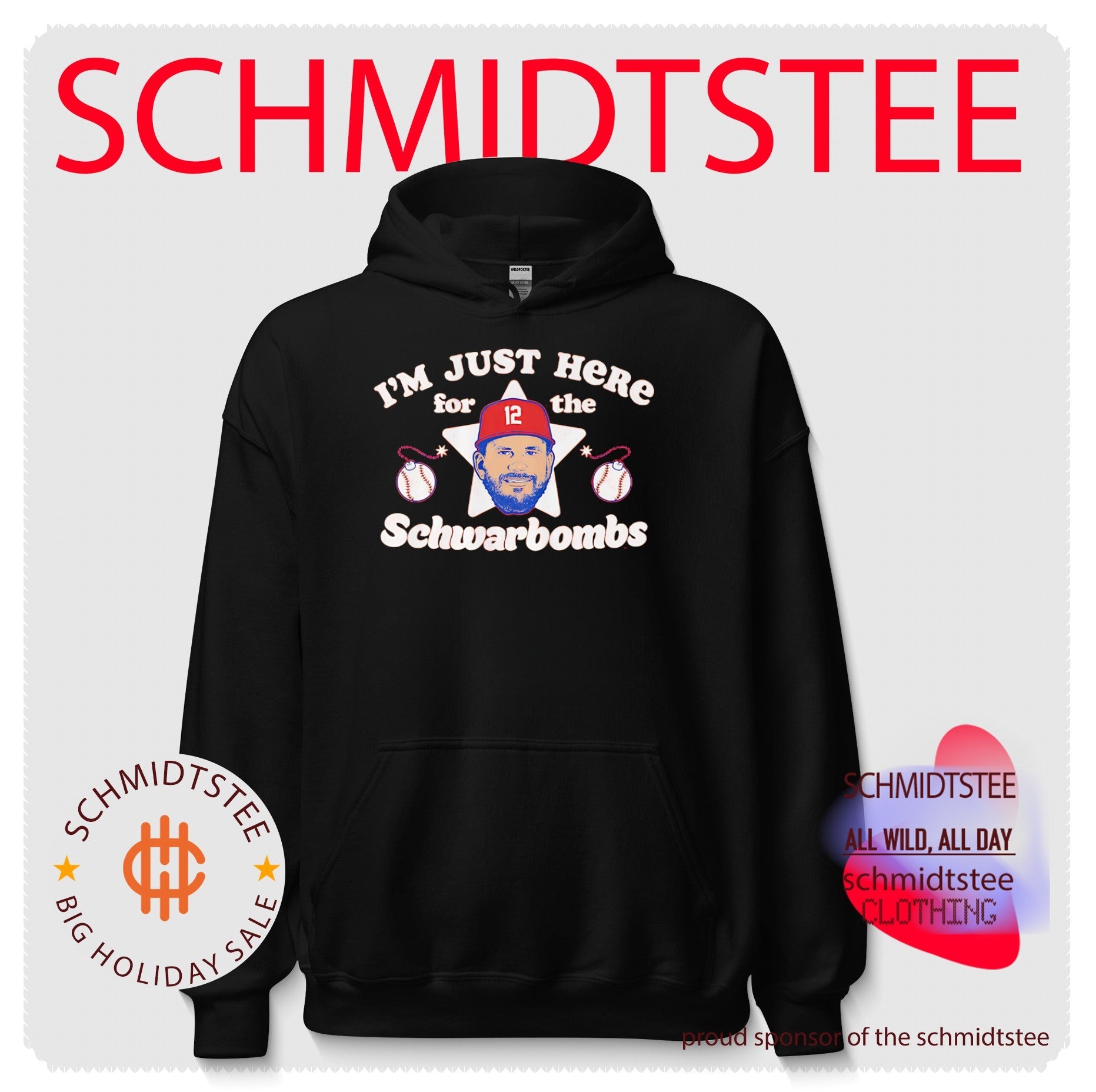 Kyle Schwarber Philadelphia Phillies I’m Just Here for the Schwarbombs shirt