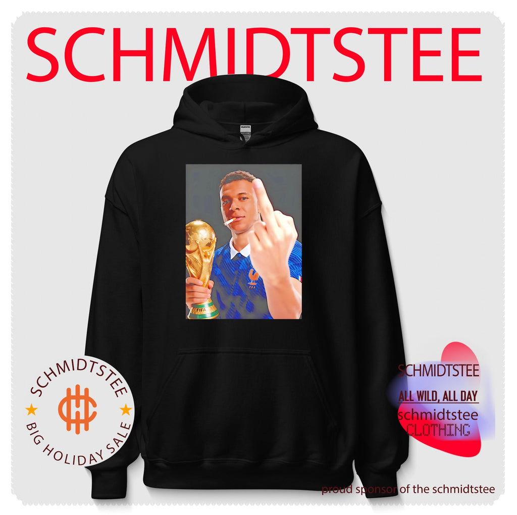 Kylian Mbappe smoking middle finger 2026 World Cup shirt