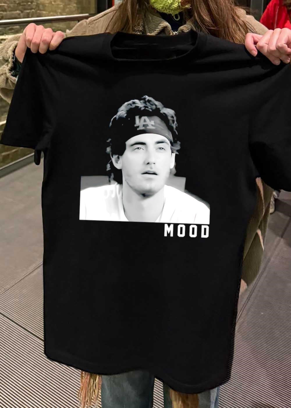 LA Dodgers Baseball Player Mood T-Shirt