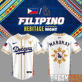 LA Dodgers Filipino Heritage Night Limited Baseball Jersey
