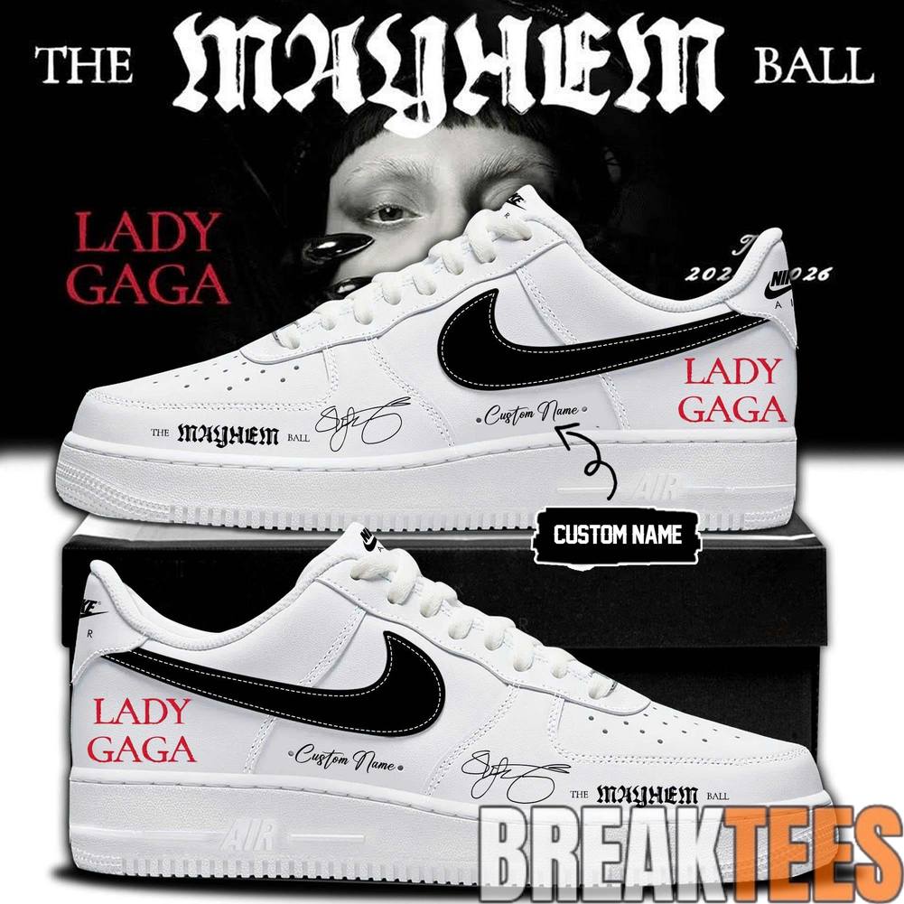 LADY GAGA THE MAYHEM BALL TOUR 2026 AIR FORCE 1
