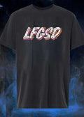 LF GSD Let’s Go San Diego Decorative Floral Style T-Shirt