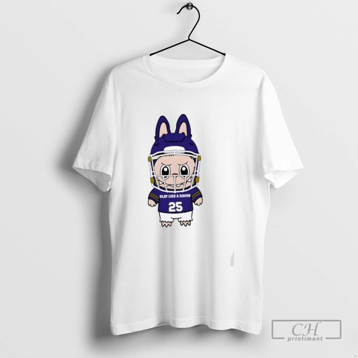 Labubu Play Like A Baltimore Ravens Football