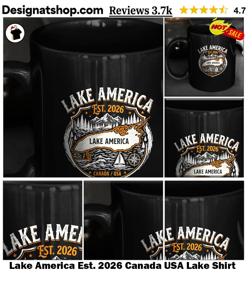 Lake America Est. 2026 Canada USA Lake Shirt