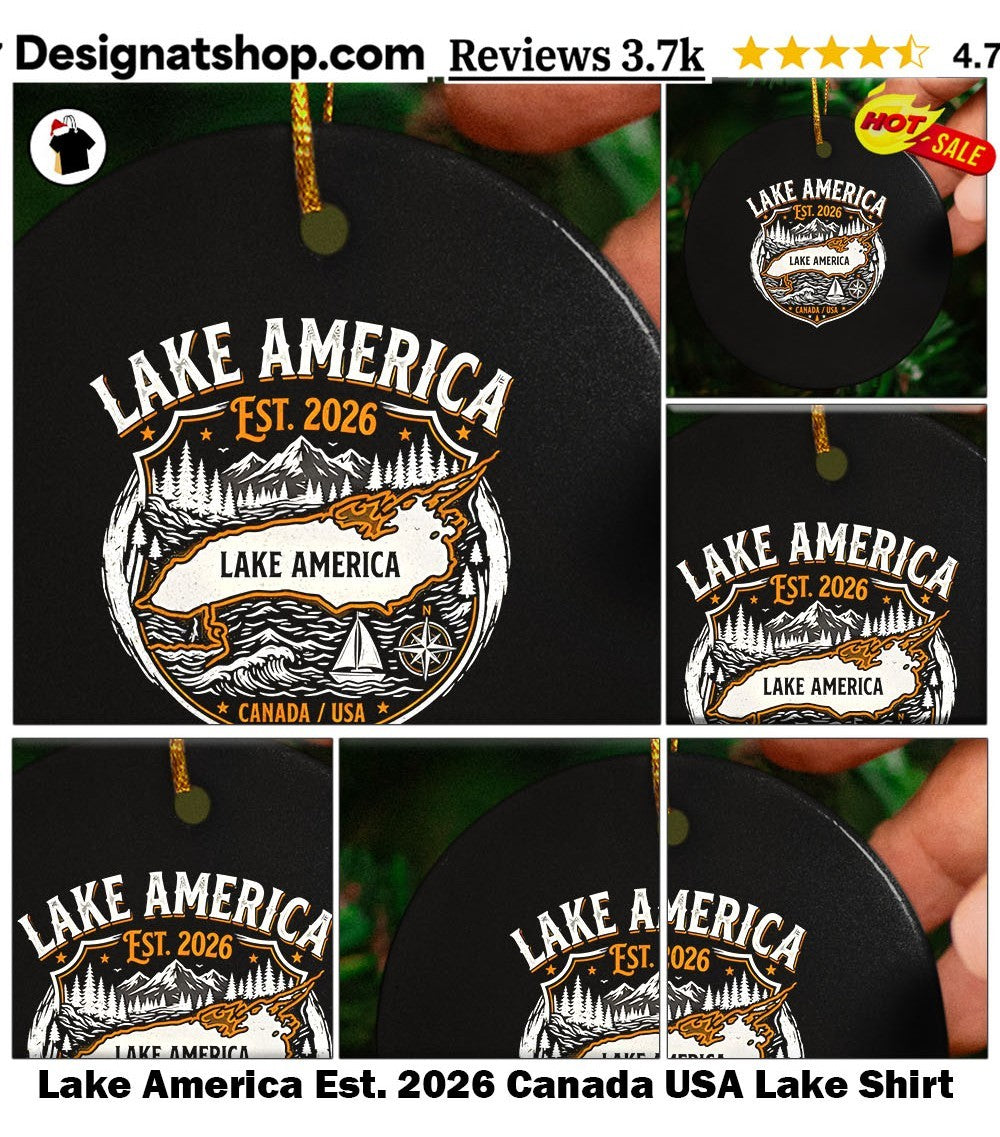 Lake America Est. 2026 Canada USA Lake Shirt
