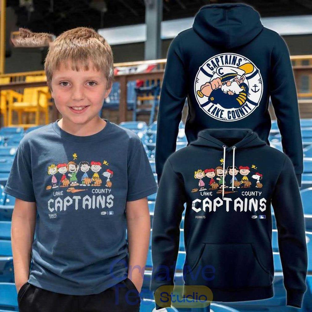 Lake County Captains 2026 Peanuts Game Day Celebration Tee Hoodie