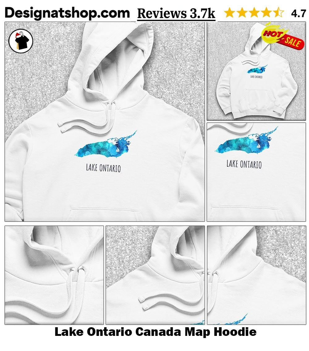 Lake Ontario Canada Map shirt