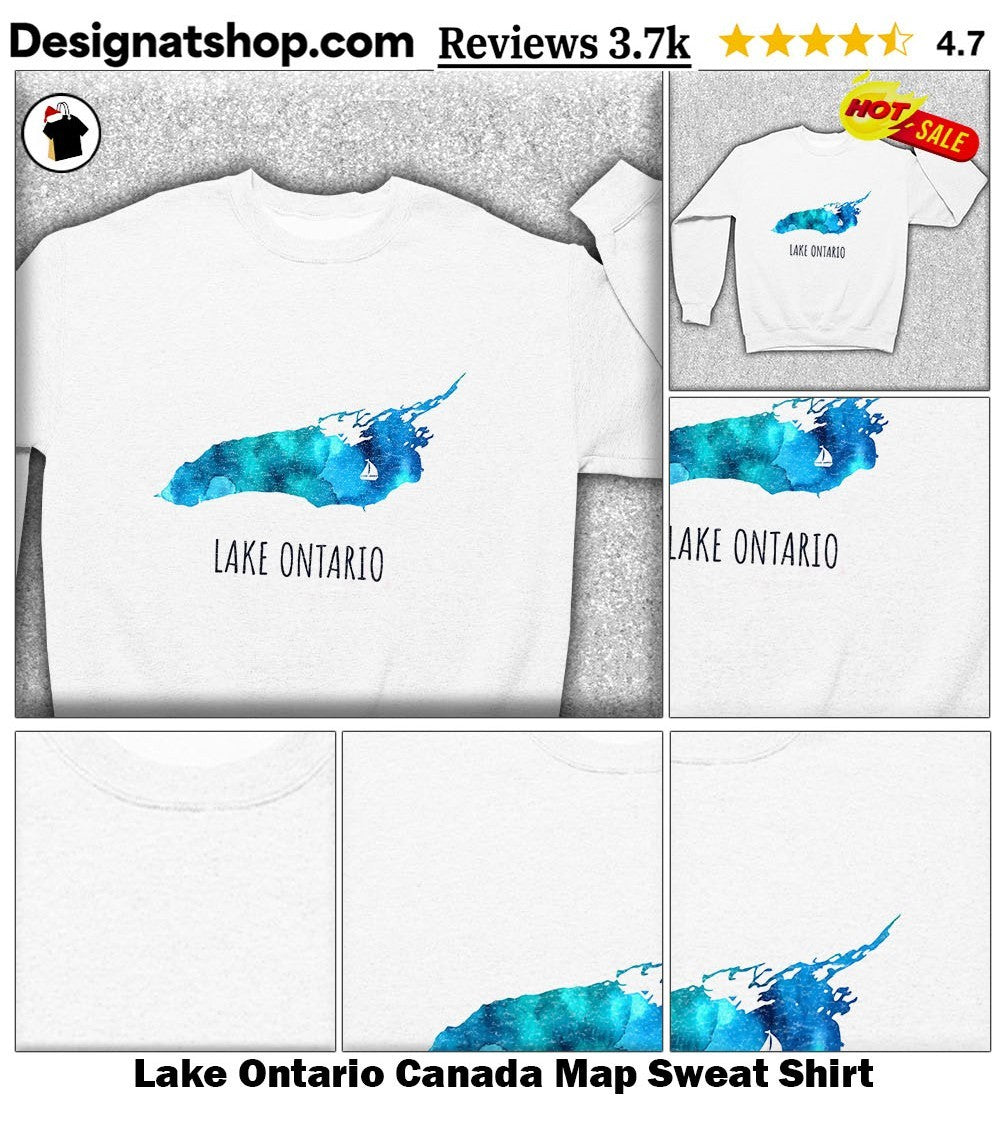 Lake Ontario Canada Map shirt