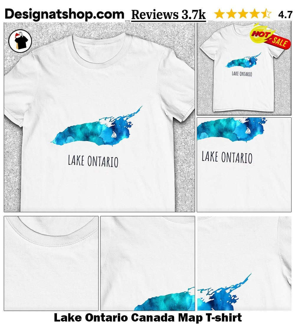 Lake Ontario Canada Map shirt