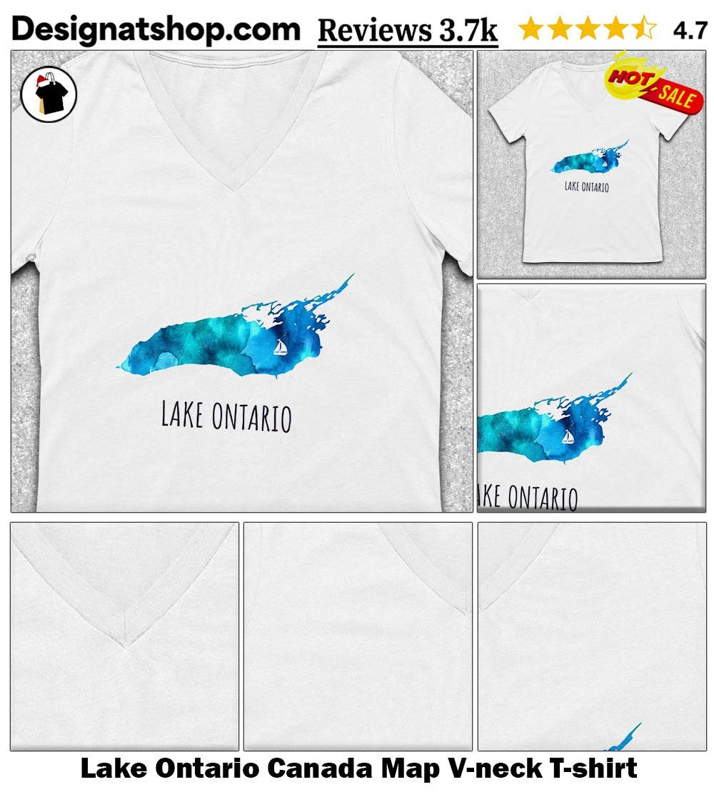 Lake Ontario Canada Map shirt