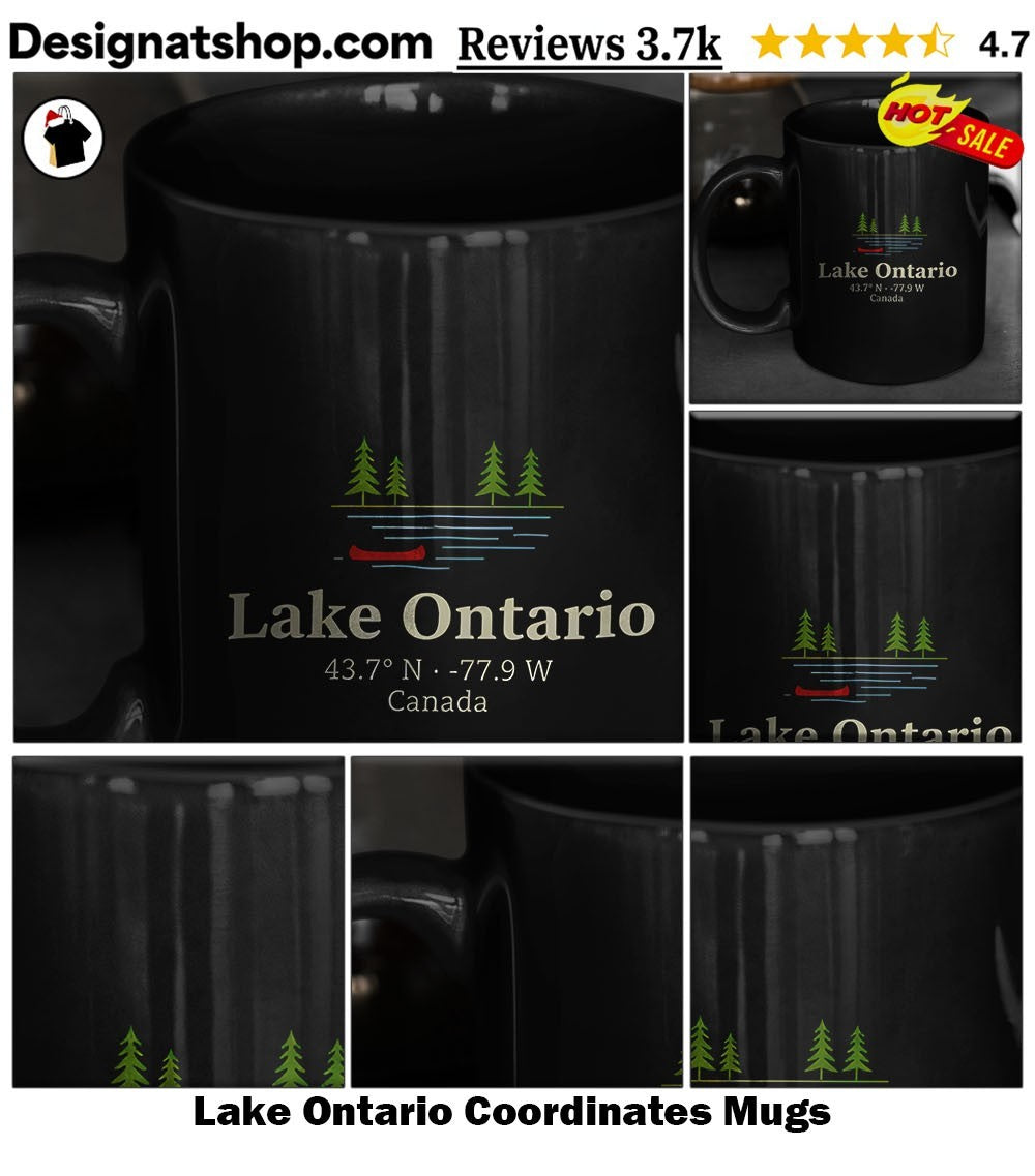 Lake Ontario Coordinates shirt
