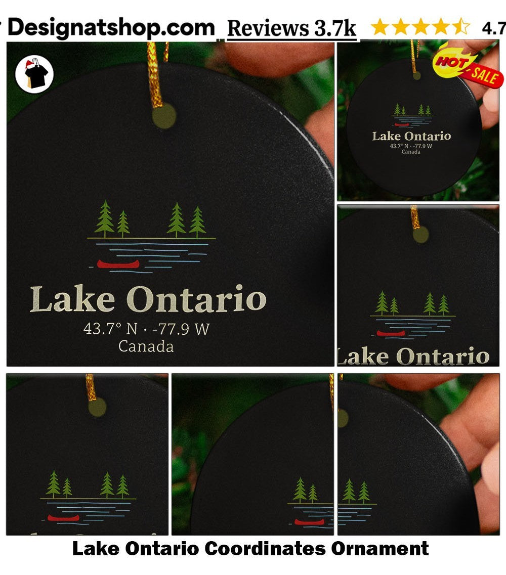 Lake Ontario Coordinates shirt