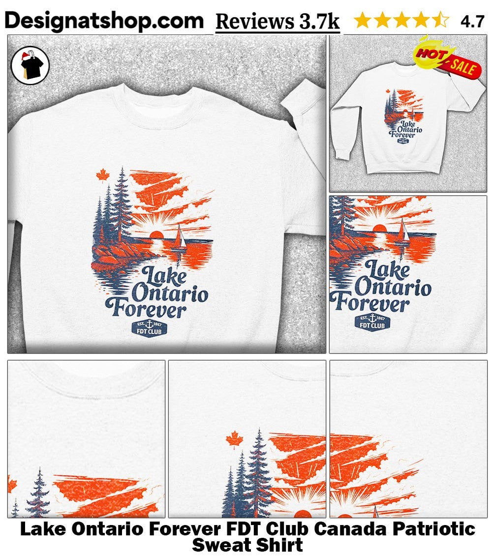 Lake Ontario Forever FDT Club Canada Patriotic shirt
