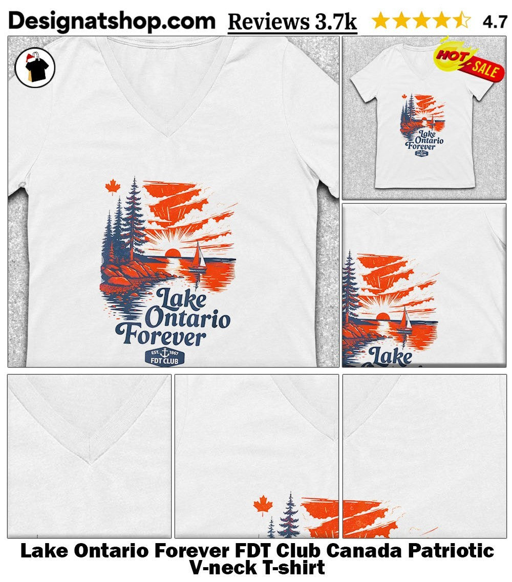 Lake Ontario Forever FDT Club Canada Patriotic shirt