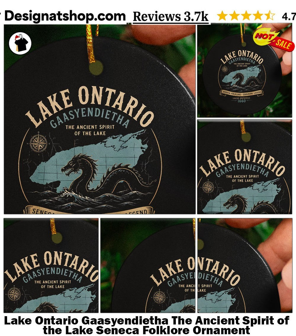 Lake Ontario Gaasyendietha The Ancient Spirit of the Lake Seneca Folklore shirt