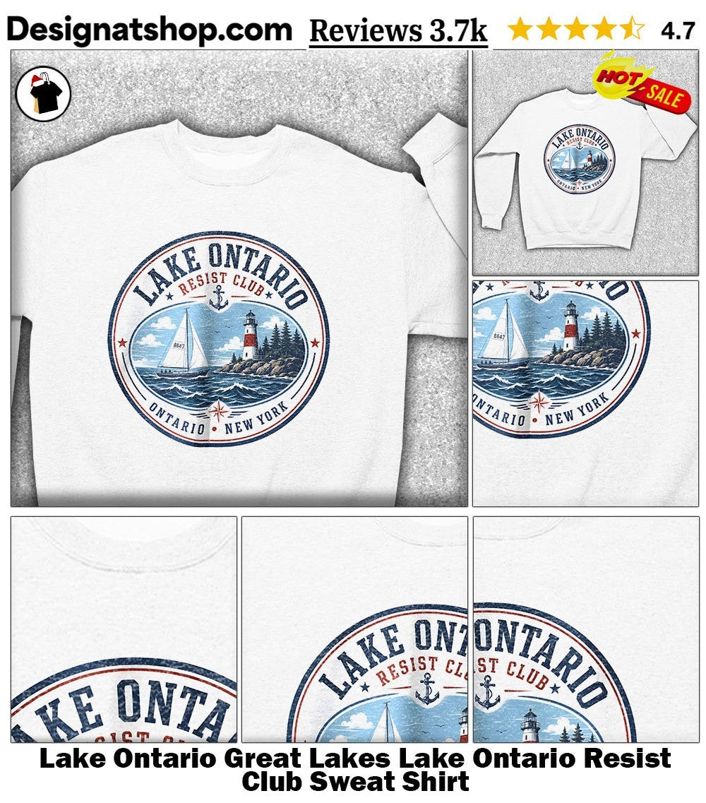Lake Ontario Great Lakes Lake Ontario Resist Club shirt