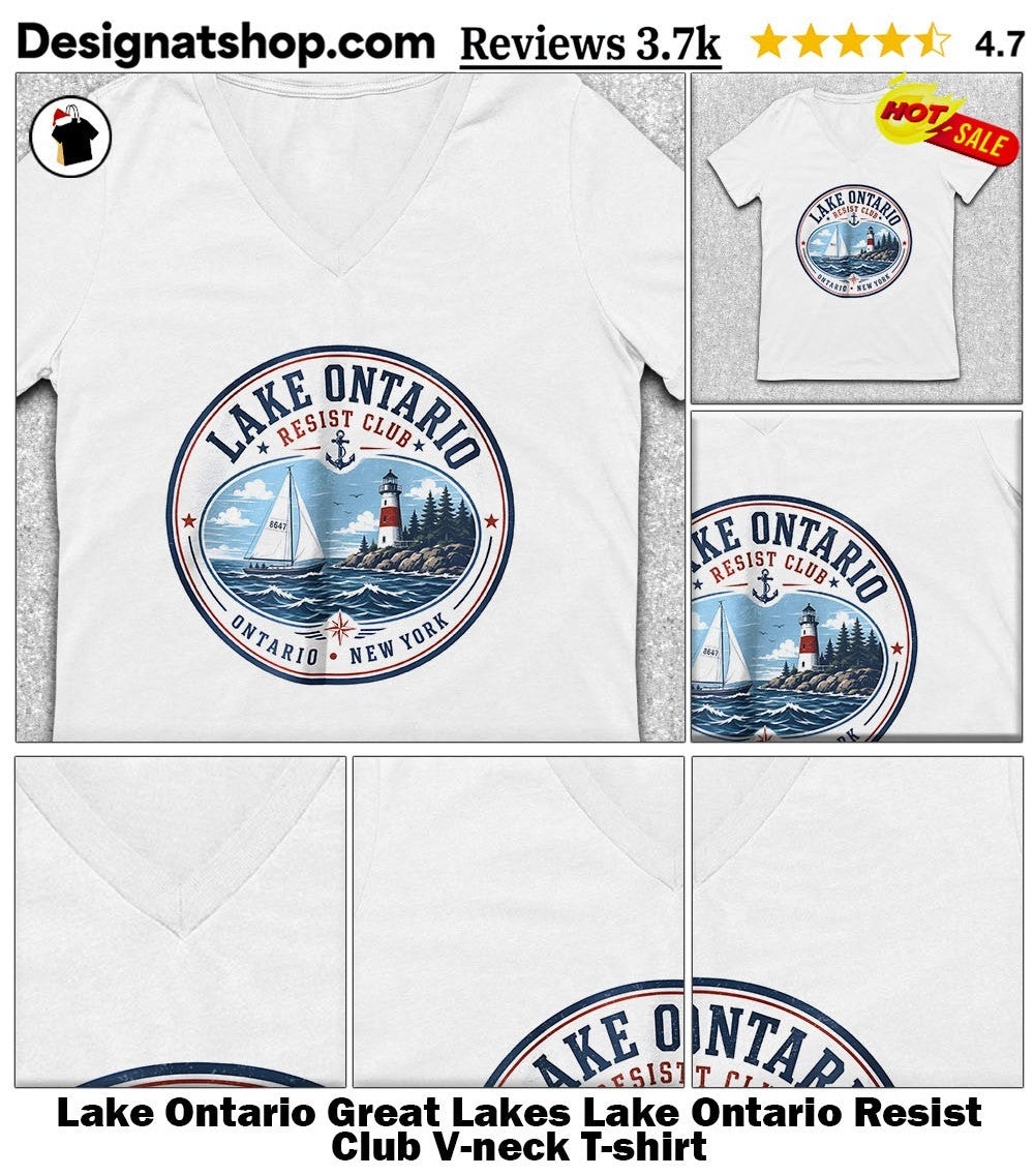 Lake Ontario Great Lakes Lake Ontario Resist Club shirt
