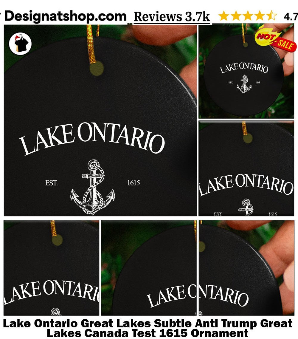 Lake Ontario Great Lakes Subtle Anti Trump Great Lakes Canada Test 1615 shirt