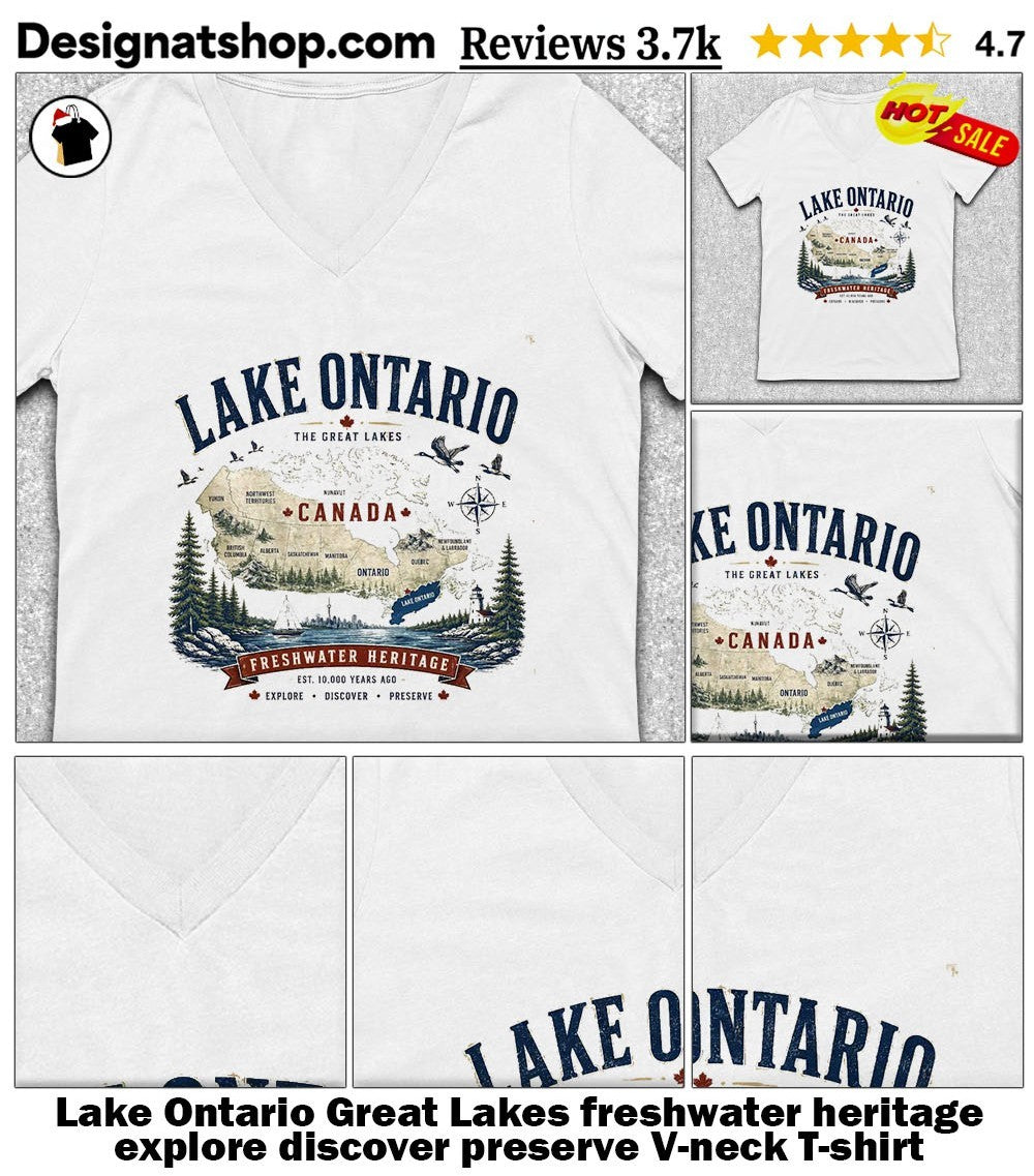 Lake Ontario Great Lakes freshwater heritage explore discover preserve shirt