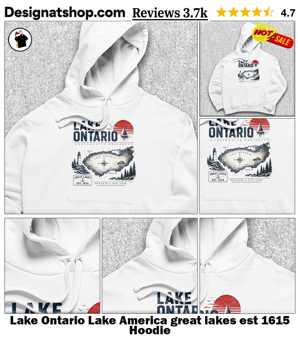 Lake Ontario Lake America great lakes est 1615 shirt