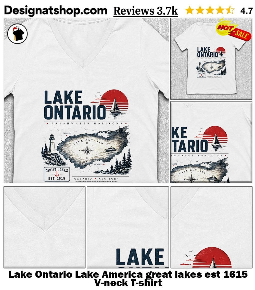 Lake Ontario Lake America great lakes est 1615 shirt
