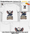 Lake Ontario Patriotic USA make lakes great again shirt